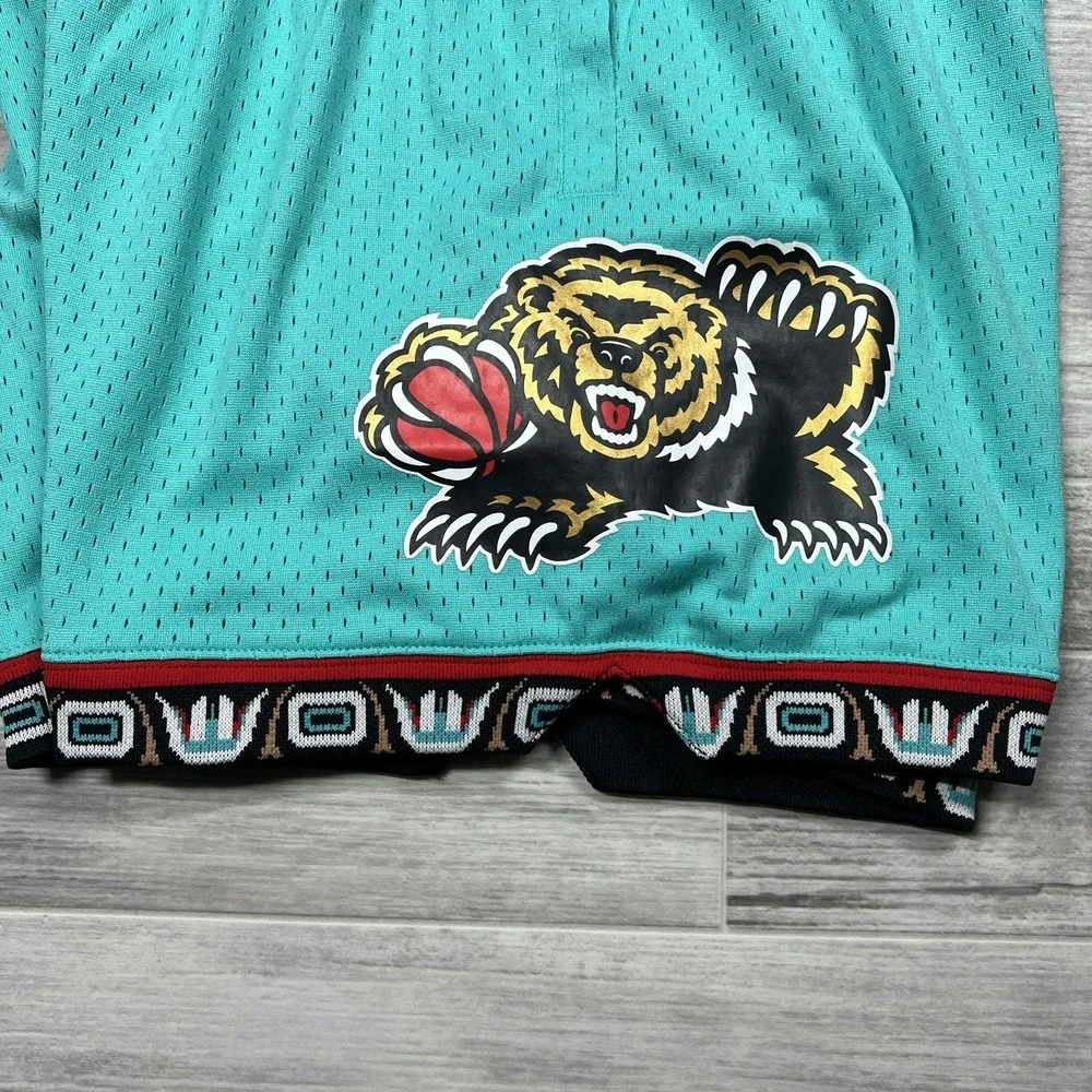 Mitchell‎ & Ness Turquoise Grizzlies Women's XS Hardwood Classic Shorts New $85